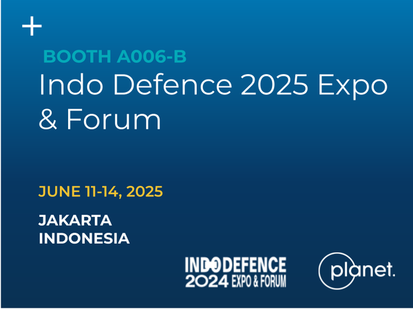 June 14, 2025 - Meet the Planet team at booth A006-B.